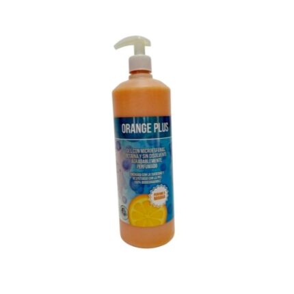 GEL CON MICROESFERAS BETAINA Y SIN DISOLVENTE 1L C/DOSIFICADOR ORANGE PLUS