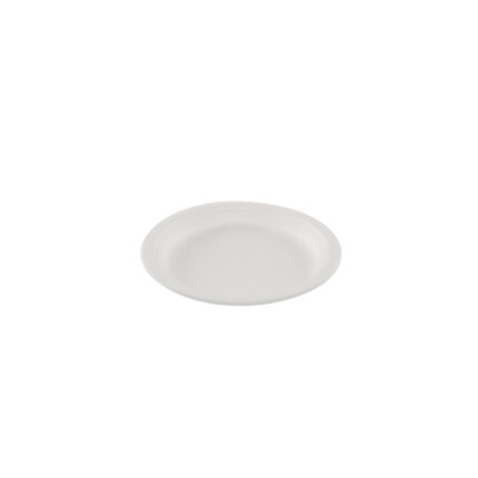 PLATO BLANCO LLANO 26CM CAÑA DE AZUCAR REF. 001010271 P/50 UNIDADES