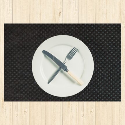 MANTELITO 30X40 NOWOTEX NEGRO C/500 UNIDADES