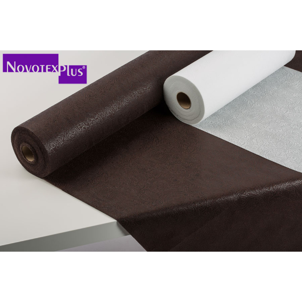 ROLLO MANTEL NOWOTEX PLUS 1'20X45 CHOCOLATE CON PRECORTE A 40CM - Imagen 2