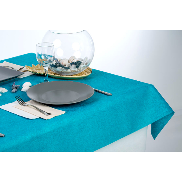 ROLLO MANTEL NOWOTEX PLUS 1'20X45 TURQUESA CON PRECORTE A 40CM