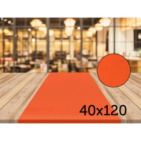 MANTEL CAMINO 40X120 NOWOTEX NARANJA C/500 UNIDADES