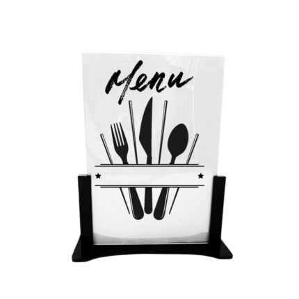 PORTA CARTAS 31X23'5 METACRILATO NEGRO Y TRANSPARENTE REF. 0645