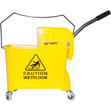 CUBO FREGONA INDUSTRIAL AMARILLO MINI 18LITROS CON SEPARADOR