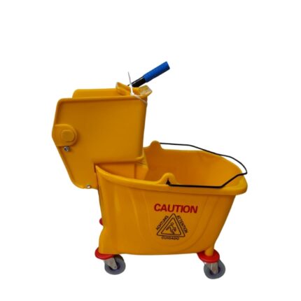 CUBO FREGONA INDUSTRIAL DOBLE V CON ESCURRIDOR 32 LITROS PAMEX