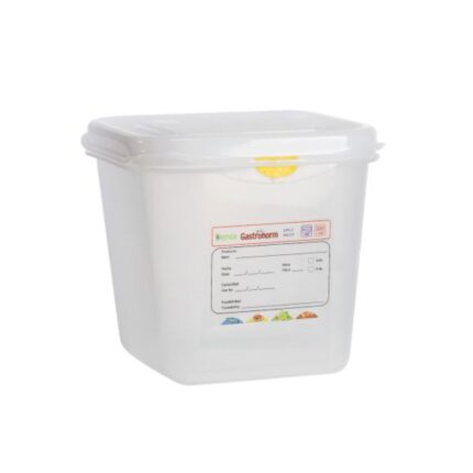 CUBETA GASTRONORM 1/6 2'6L C/TAPA DENOX REF. 12390