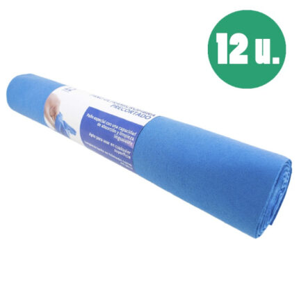 ROLLO BAYETA TNT ULTRAMICROFIBRA 40X40 ESPECIAL CRISTALES C/ PRECORTE 12 USOS