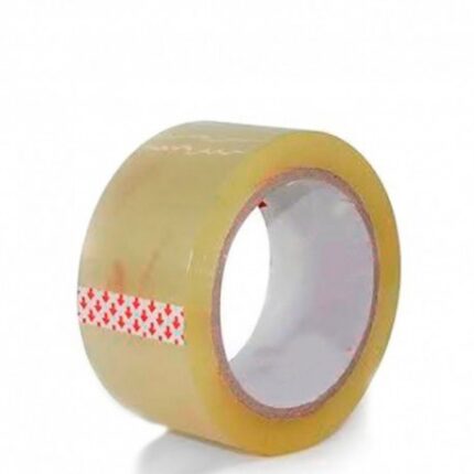 ROLLO PRECINTO SOLVENTE P.P. TRANSPARENTE 48X125 25MY P/6 UNIDADES