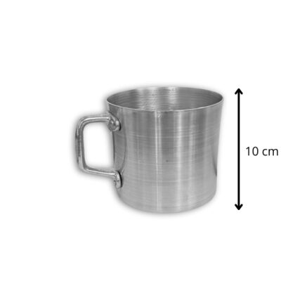 POTE-JARRA ALUMINIO 10CM (JARRA CAMPING)