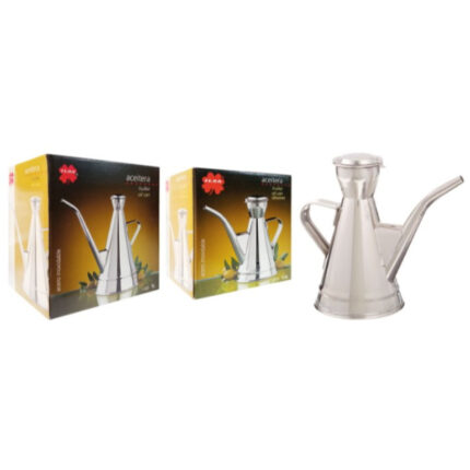 ACEITERA 1/2 LITRO INOX PITO LARGO REF. 363