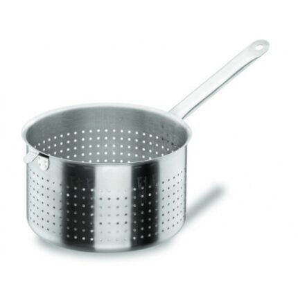 CAZO COLADOR PERFORADO 24CM CON MANGO INOX 18/10