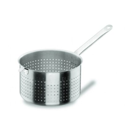 CAZO COLADOR PERFORADO 20CM CON MANGO INOX 18/10 REF. 50320