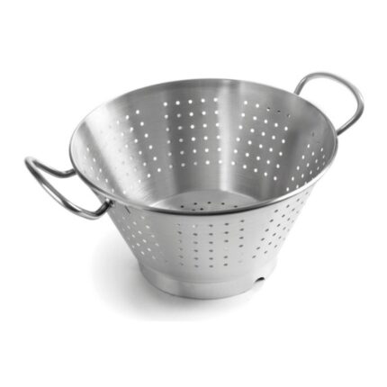 ESCURRIDERA 32CM CONICA CON BASE INOX 18/10  REF. 50833