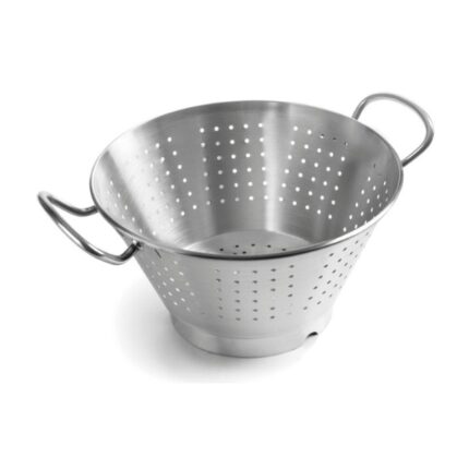 ESCURRIDERA 28CM CONICA CON BASE INOX 18/10  REF. 50829
