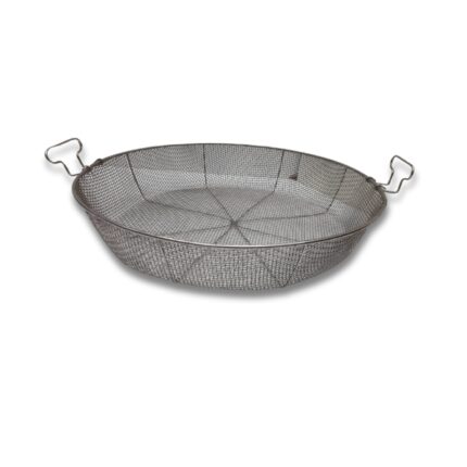 CESTA FREIDORA 48CM INOX 18/8 CON SOLAPA MALLA REFORZADA ASAS ABATIBLES R.9078.48