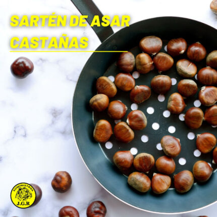 SARTEN HIERRO 26CM PERFORADA CASTAÑERA