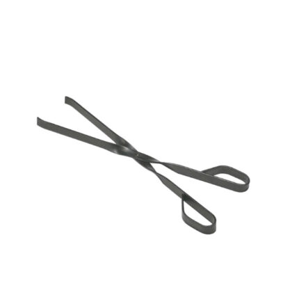 TENAZAS BARBACOA HIERRO 40CM PINTADAS EN NEGRO R-170