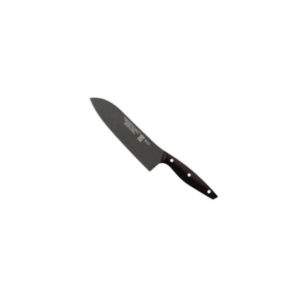 CUCHILLO SANTOKU HOJA TEFLON 20CM MIKARTA NEGRO REF.4788