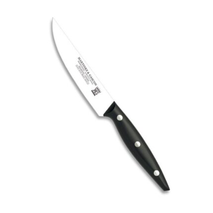 CUCHILLO COCINA SERIE NOVA 12CM POM. NEGRO REF. 3871 HOJA CURVADA
