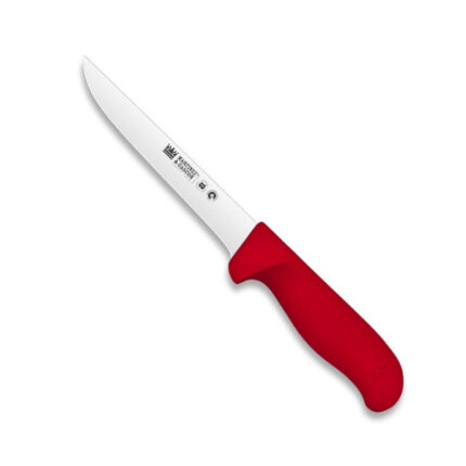 CUCHILLO DESHUESADOR RECTO 15CM MANGO INYECTADO ROJO REF. 6571