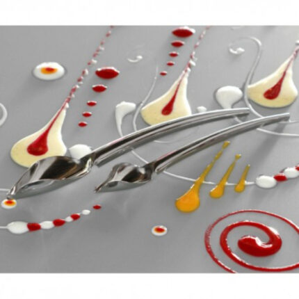 JUEGO 2 PLUMILLAS DECORACION INOX IFA REF. 3863 CD0251