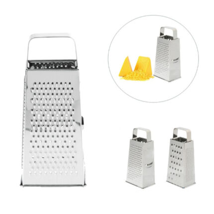 RALLADOR CUATRO USOS CROMADO 18CM