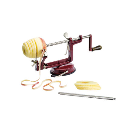 MAQUINA PELADORA/CORTADORA MANZANAS C/ VENTOSA METALICA