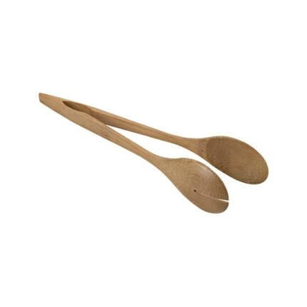 PINZA-CUCHARA SERVIR 30CM BAMBU MADERA CAMEL QUID REF. 7979006