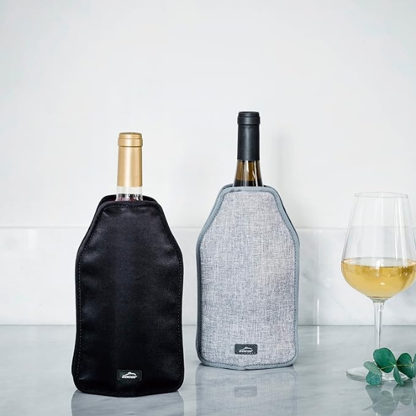 FUNDA ENFRIA-BOTELLAS TELA NEGRA CON ELASTICOS REF. 62277 - Imagen 2