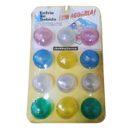 BANDEJA BOLAS CUBITOS REUTILIZABLES P/12 UNIDADES