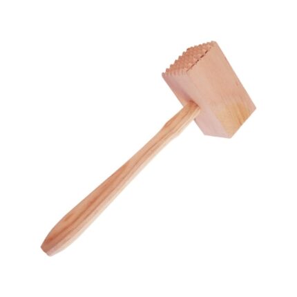MAZO ABLANDADOR DE CARNE EN MADERA CON MANGO CUADRADO O REDONDO