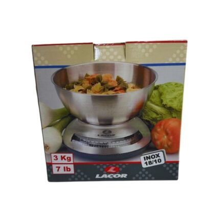 BASCULA COCINA C/BOLS 3KG REF. 61713 INOX