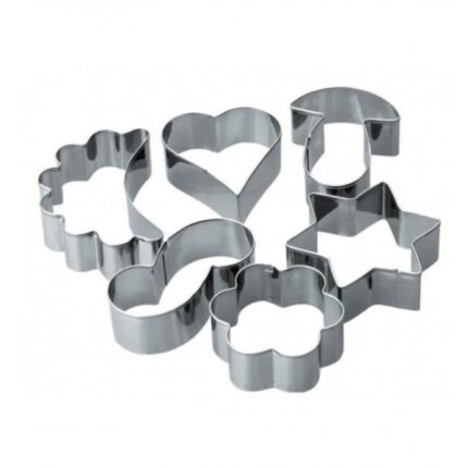 JUEGO 6 CORTAPASTAS MINI VARIADOS Nº3 REF. 68064