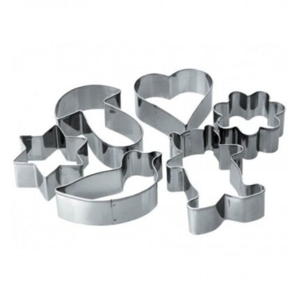 JUEGO 6 CORTAPASTAS MINI VARIADOS Nº5 REF. 68066