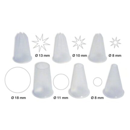 SET 6 BOQUILLAS POLIPROPILENO REF. 2881