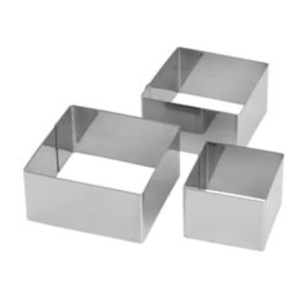 MOLDE CUADRADO INOX 6X4'5 REF. 74406 ILSA
