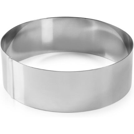 MOLDE ARO REDONDO 24X4'5CM 18/10 INOX REF. 68524