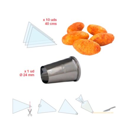 PACK BOLSA DE MATERIAL CROQUETERO P/10 UNIDADES