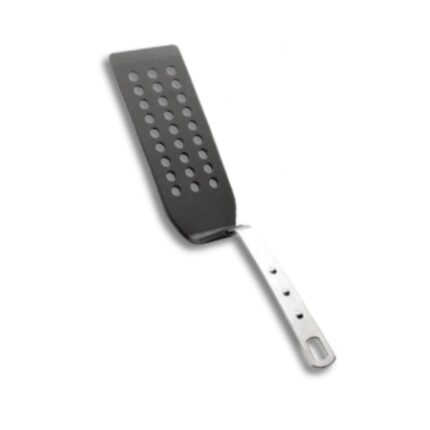 ESPATULA NYLON PERFORADA MANGO INOX REF. 60451