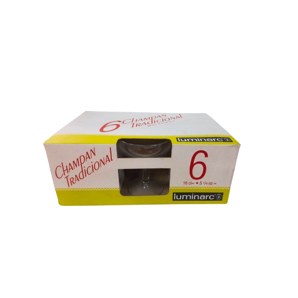 COPA BALLON CHAMPAN TRADICIONAL LUMINARC C/6 UNIDADES - Imagen 2