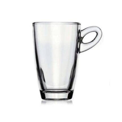 TAZA TE-CAPUCHINO VIT 27CL CRISTAL TRANSPARENTE C/6 UNIDADES