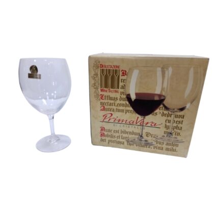 ESTUCHE 2 COPAS VINO 63 CL GRAN BOUQUET MODELO PRIMAVERA