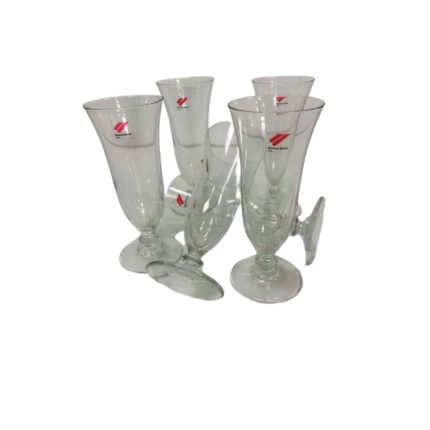 COPA CHAMPAN VIDRIO SOPLADO E/3 UNIDADES 15 CL. BORMIOLI ROCCO