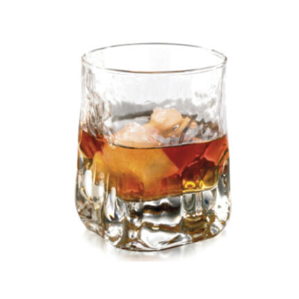VASO WISKY BAJO 25CL MODELO QUARTZ C/6 UNIDADES