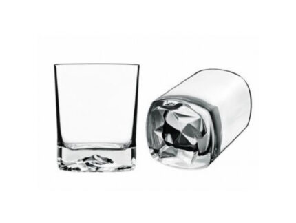 VASO WISKY BAJO CUADRADO 40CL PM922 ON THE ROCKS REF. 3214 P/4
