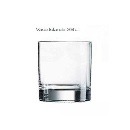 VASO WISKY BAJO 38CL MODELO ISLANDE C/6 UNIDADES