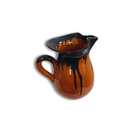 JARRA BARRO VINO 1/2 LITRO BICOLOR