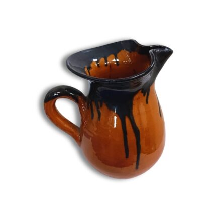 JARRA BARRO VINO 1 LITRO BICOLOR