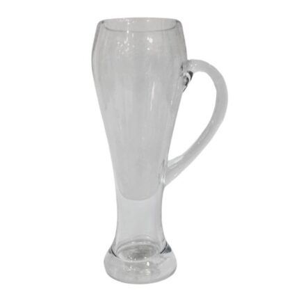 VASO CERVECERO CRISTAL PLOMO GIGANTE CON ASA