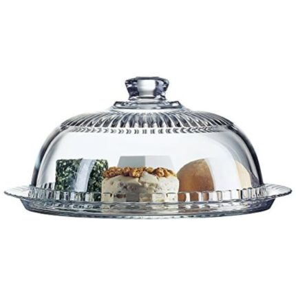 QUESERA CRISTAL 27CM CON BASE CRISTAL LUMINARC